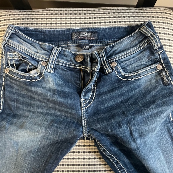 Silver SUKI Jeans W28 L32 - Picture 1 of 4